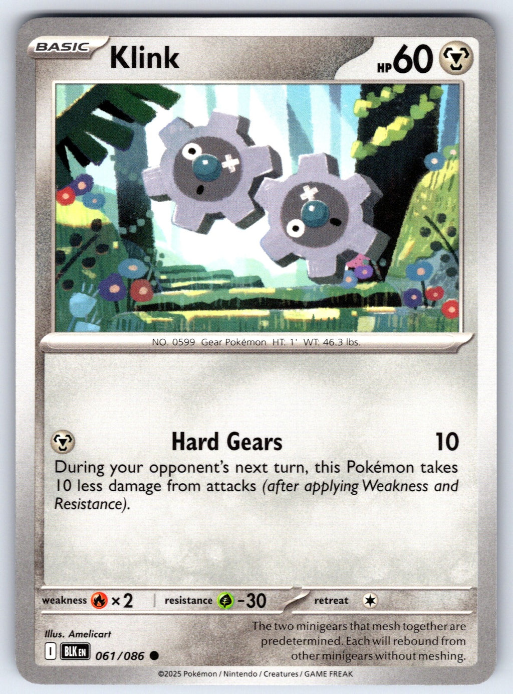 Klink Common SV: Black Bolt 061/086 NM 2025