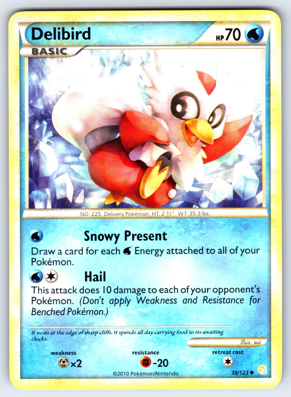 Delibird Uncommon HeartGold SoulSilver 39/123 LP 2010
