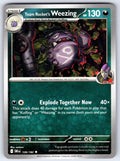 Team Rocket's Weezing Uncommon SV10: Destined Rivals 126/182 NM 2025