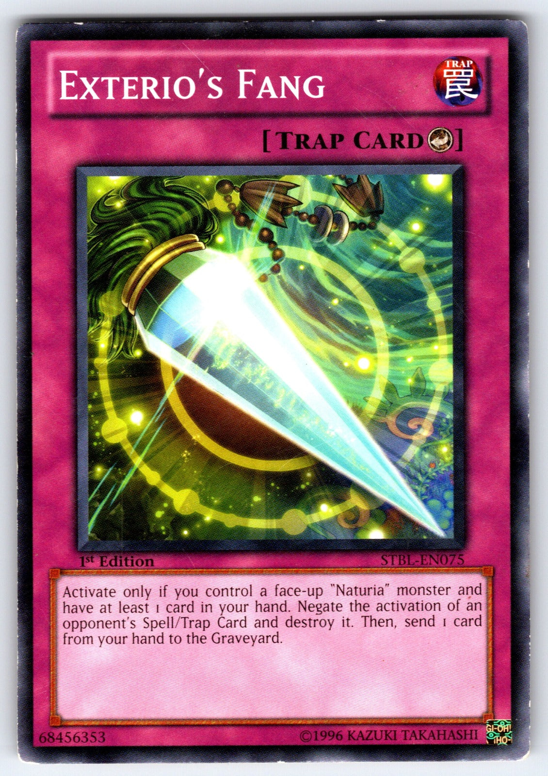 Exterio's Fang Unlimited Common Starstrike Blast STBL-EN075 HP 2010