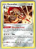 Escavalier Rare SWSH09: Brilliant Stars 101/172 NM 2022