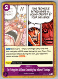 The "Extinguishes All Sound Created by Your Influence" Technique C Legacy of the Master OP12-077 NM 2025