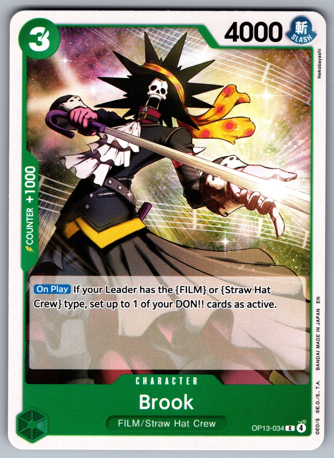 Brook C Carrying On His Will OP13-034 NM 2025