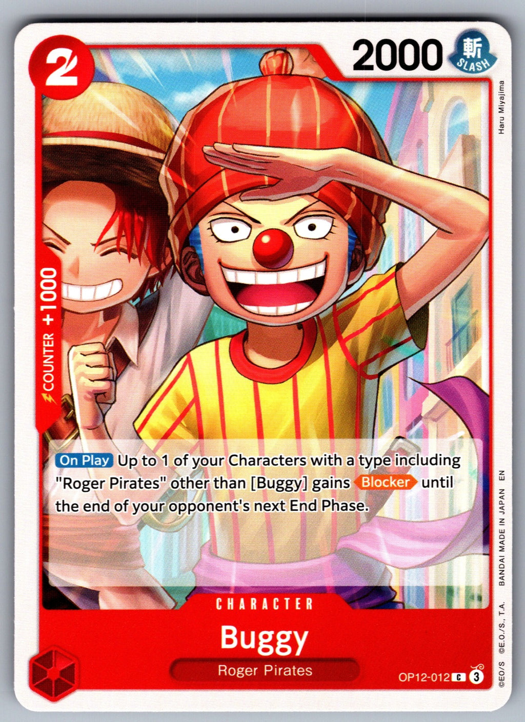 Buggy (012) C Legacy of the Master OP12-012 NM 2025