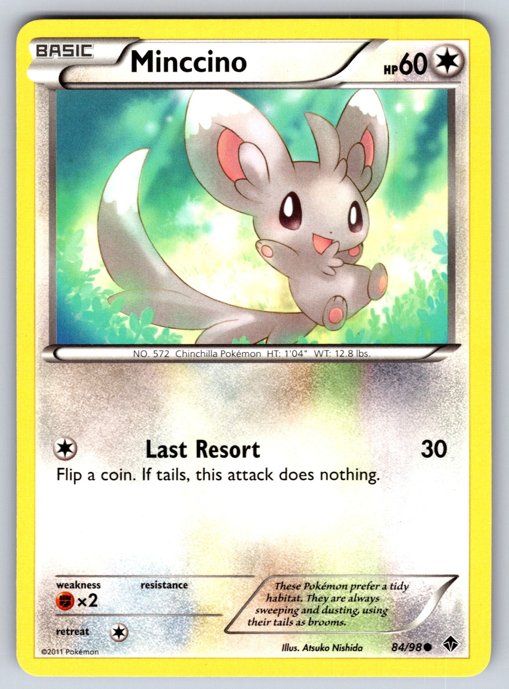 Minccino Common Emerging Powers 84/98 LP 2011