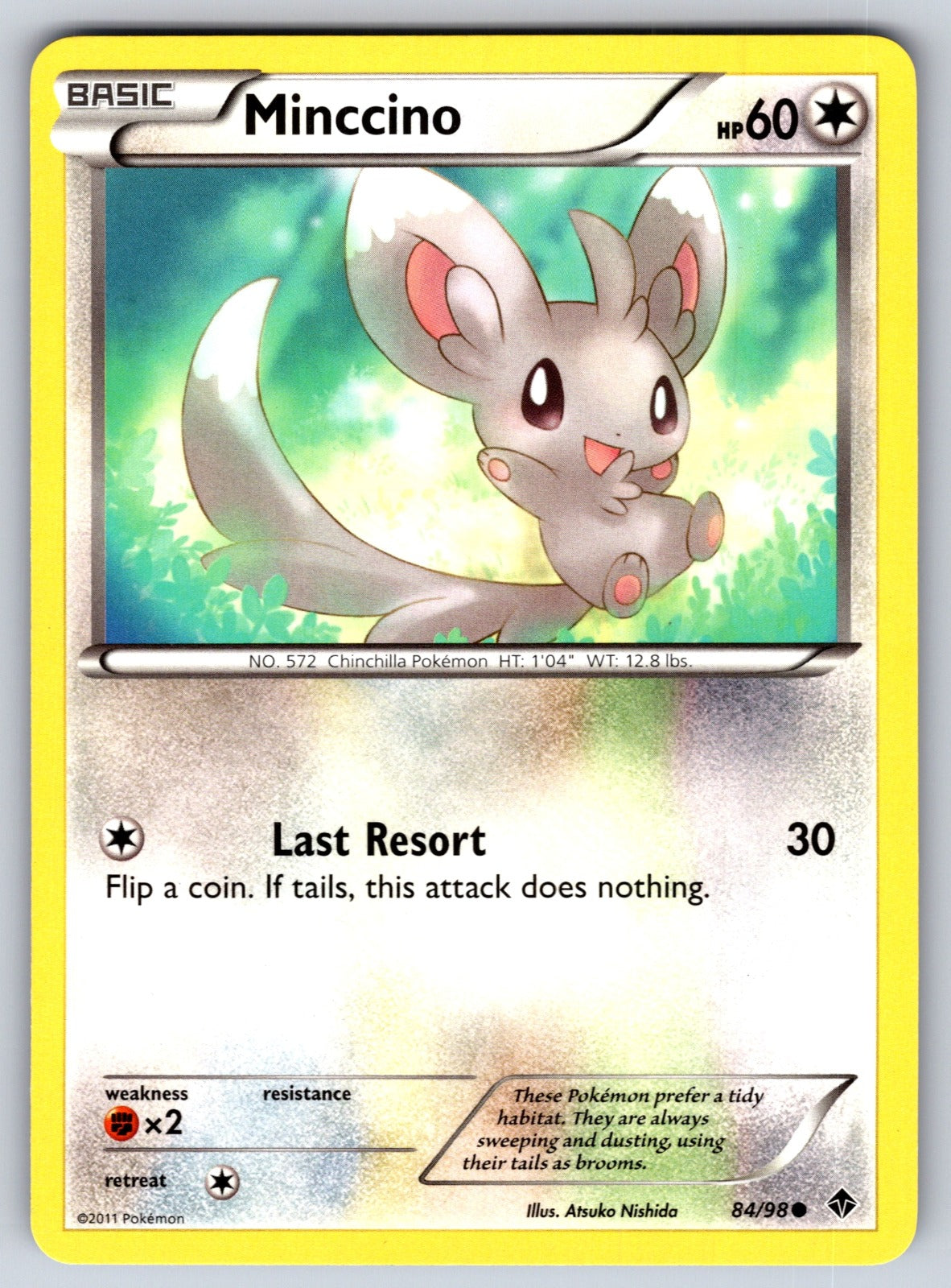 Minccino Common Emerging Powers 84/98 LP 2011