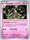 Dusclops Common SV: Prismatic Evolutions 036/131 NM 2025