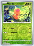 Weedle Reverse Holo Common SV: Scarlet & Violet 151 013/165 NM 2023