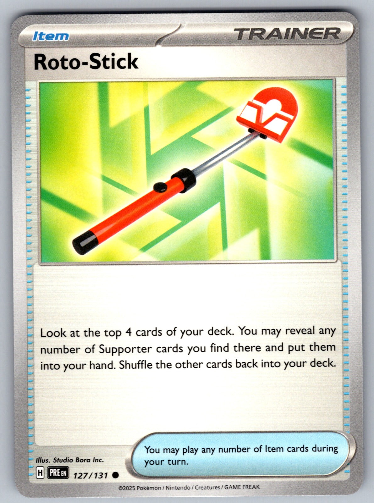 Roto-Stick Common SV: Prismatic Evolutions 127/131 NM 2025