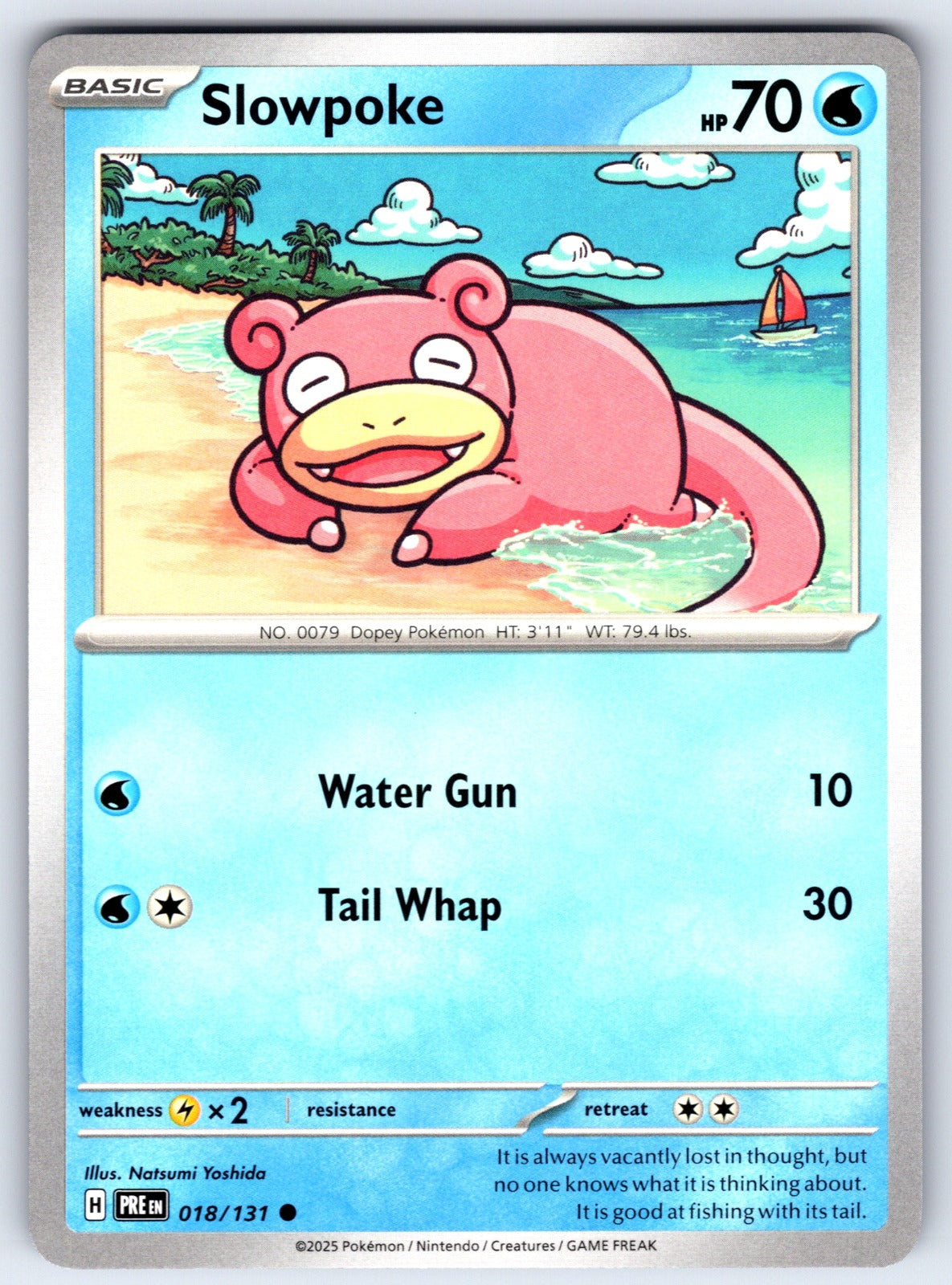 Slowpoke Common SV: Prismatic Evolutions 018/131 NM 2025