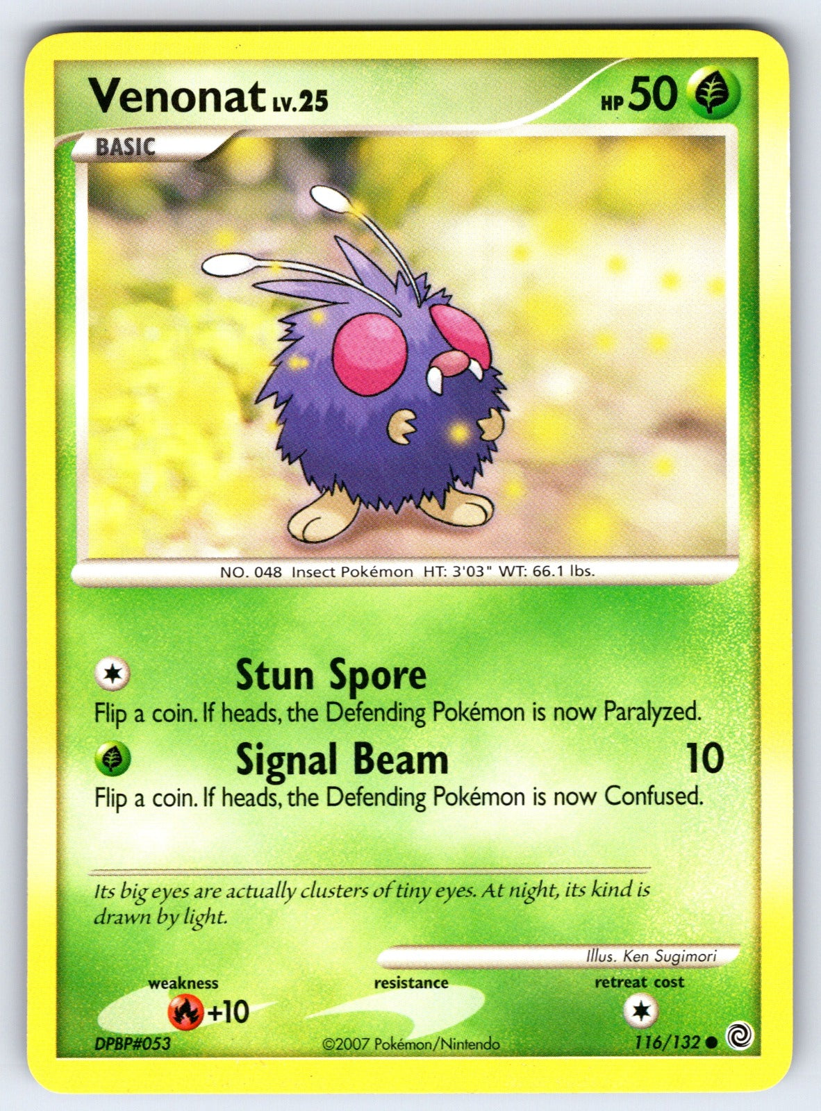 Venonat Common Secret Wonders 116/132 LP 2007