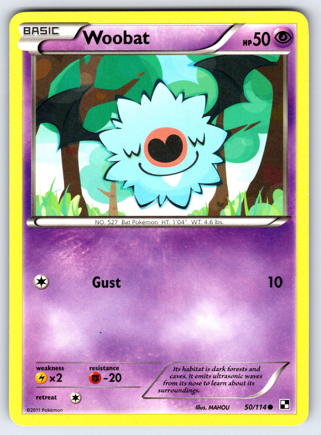 Woobat Common Black and White 50/114 LP 2011