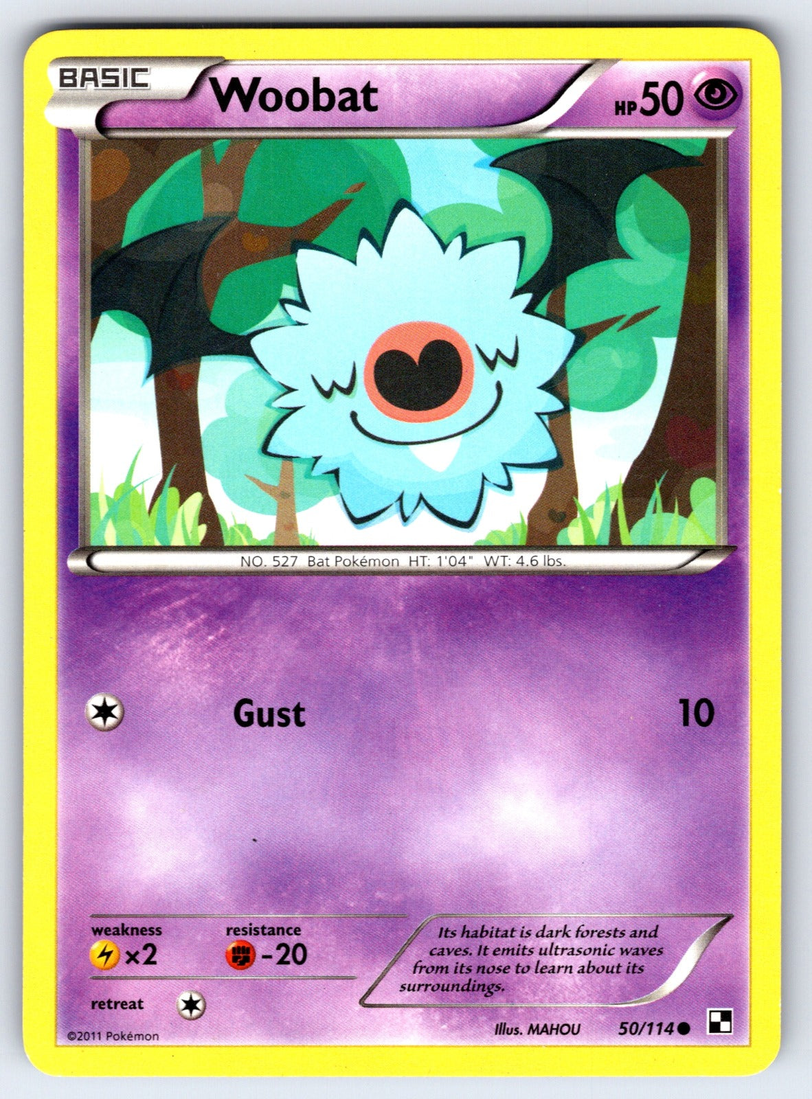 Woobat Common Black and White 50/114 LP 2011