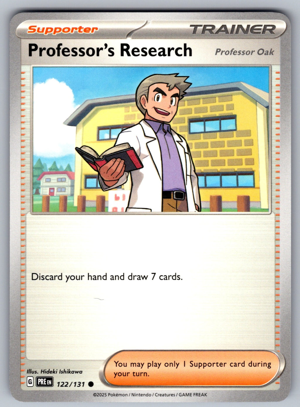 Professor's Research [Professor Oak] Common SV: Prismatic Evolutions 122/131 NM 2025