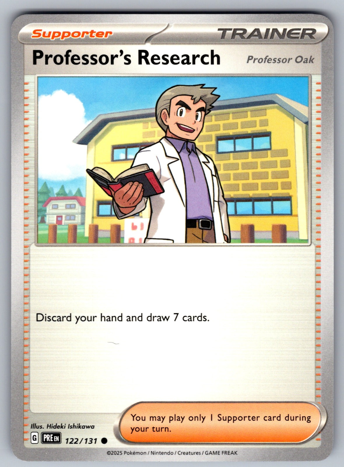 Professor's Research [Professor Oak] Common SV: Prismatic Evolutions 122/131 NM 2025