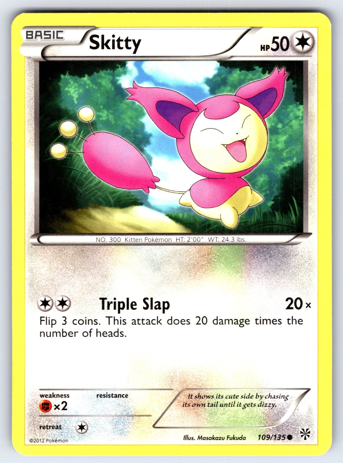 Skitty Common Plasma Storm 109/135 LP 2013