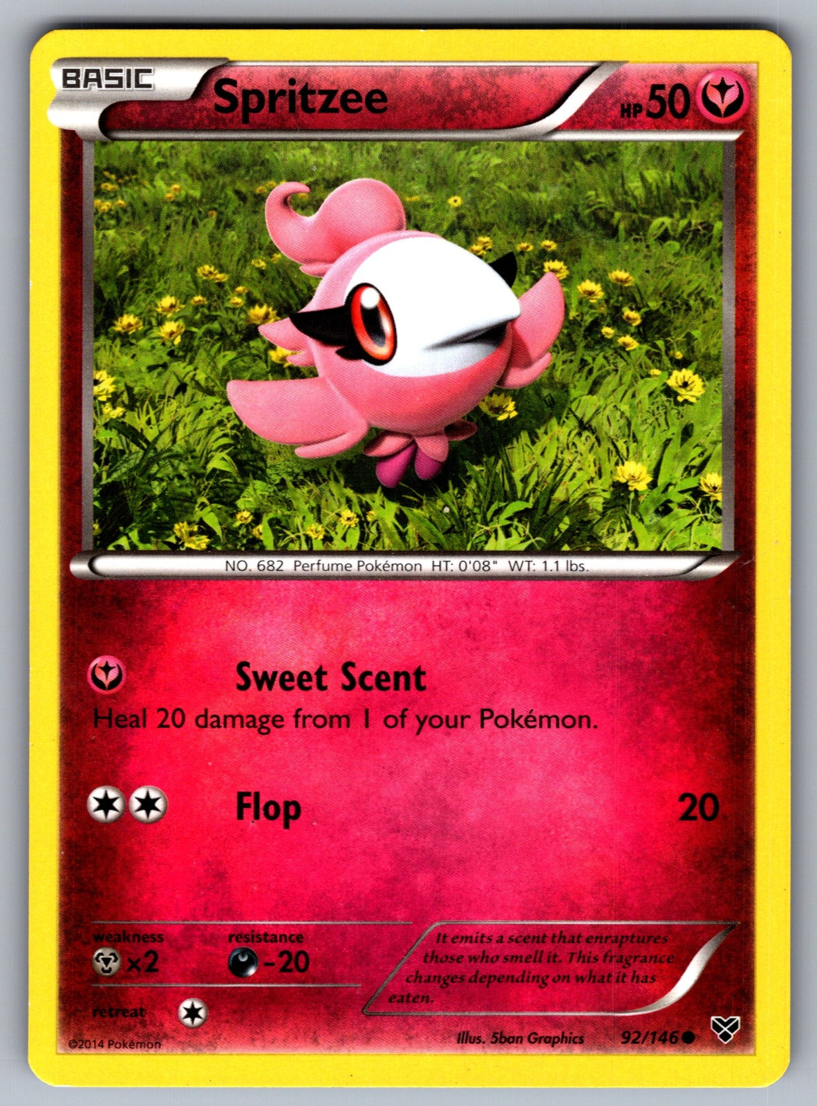 Spritzee Common XY Base Set 92/146 LP 2014
