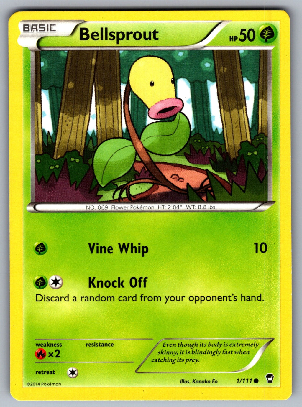 Bellsprout Common XY - Furious Fists 1/111 LP 2014