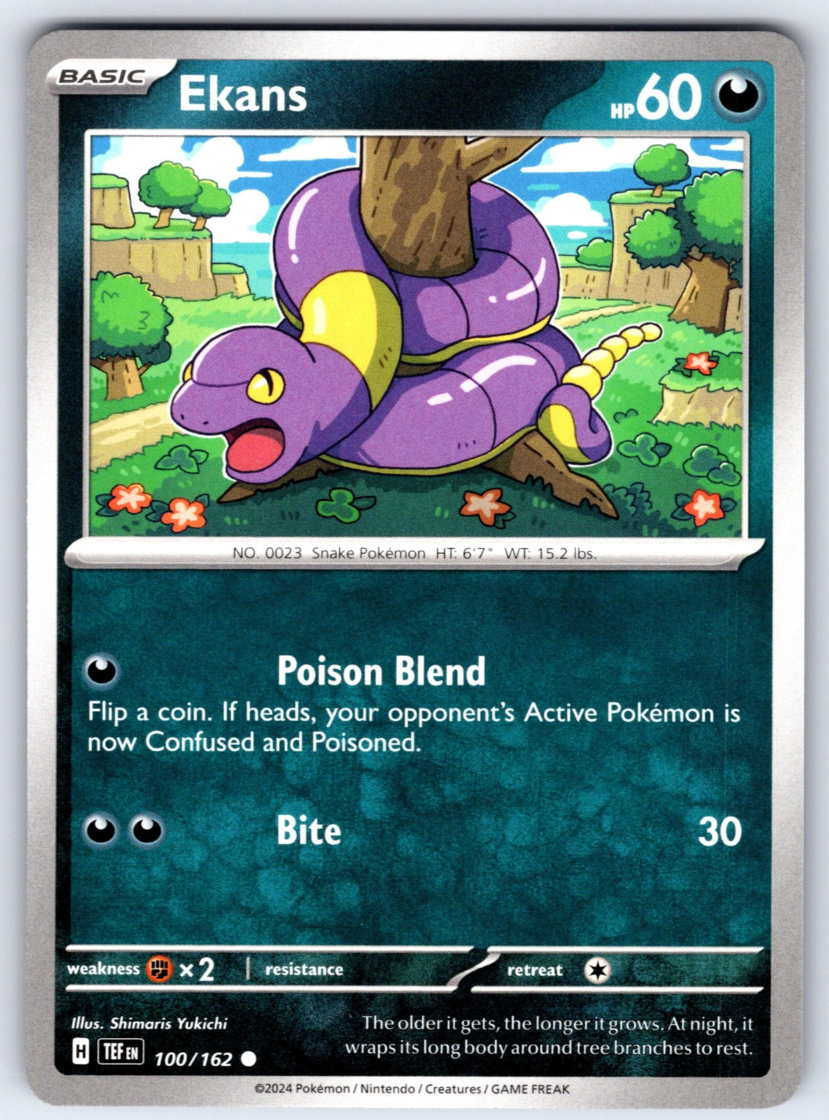 Ekans Common SV05: Temporal Forces 100/162 LP 2024