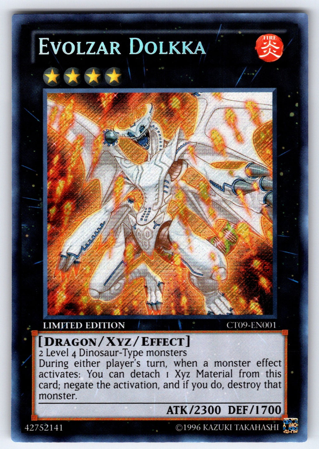 Evolzar Dolkka Limited Secret Rare 2012 Collectors Tin CT09-EN001 NM 2012
