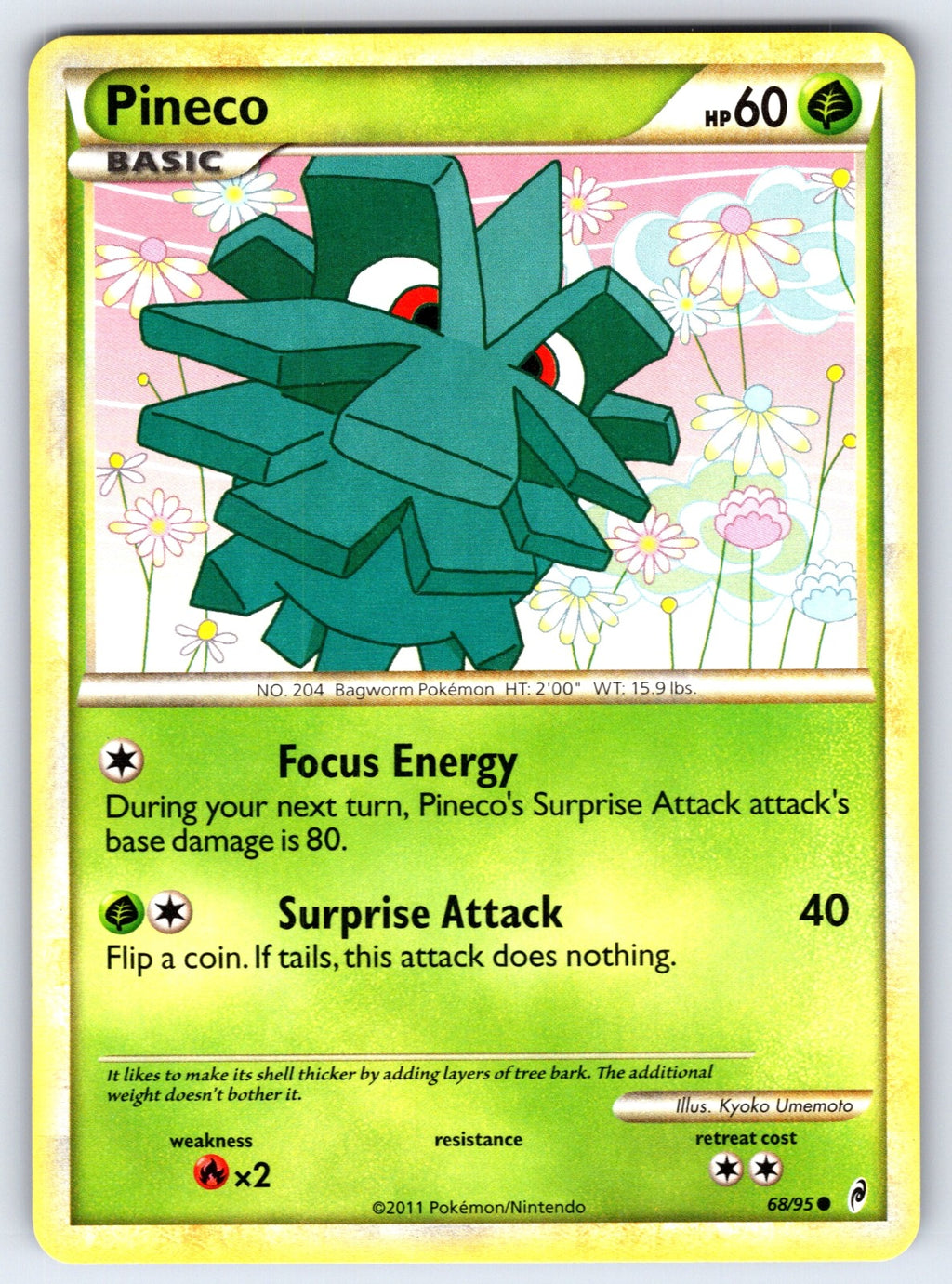 Pineco Common Call of Legends 68/95 LP 2011