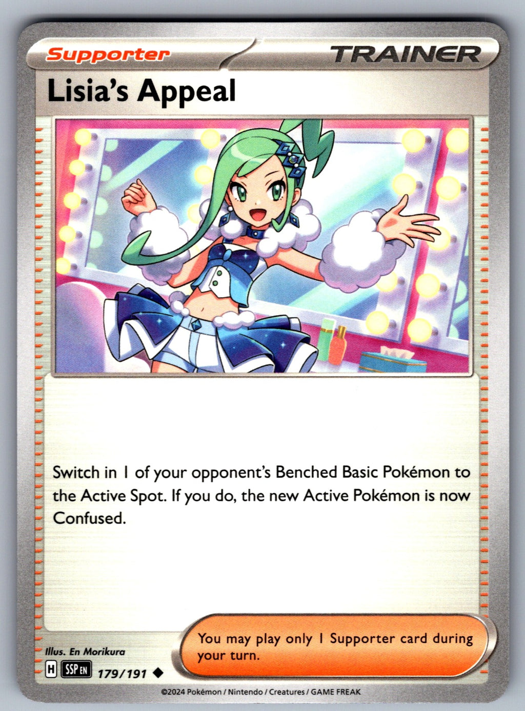 Lisia's Appeal Uncommon SV08: Surging Sparks 179/191 NM 2024