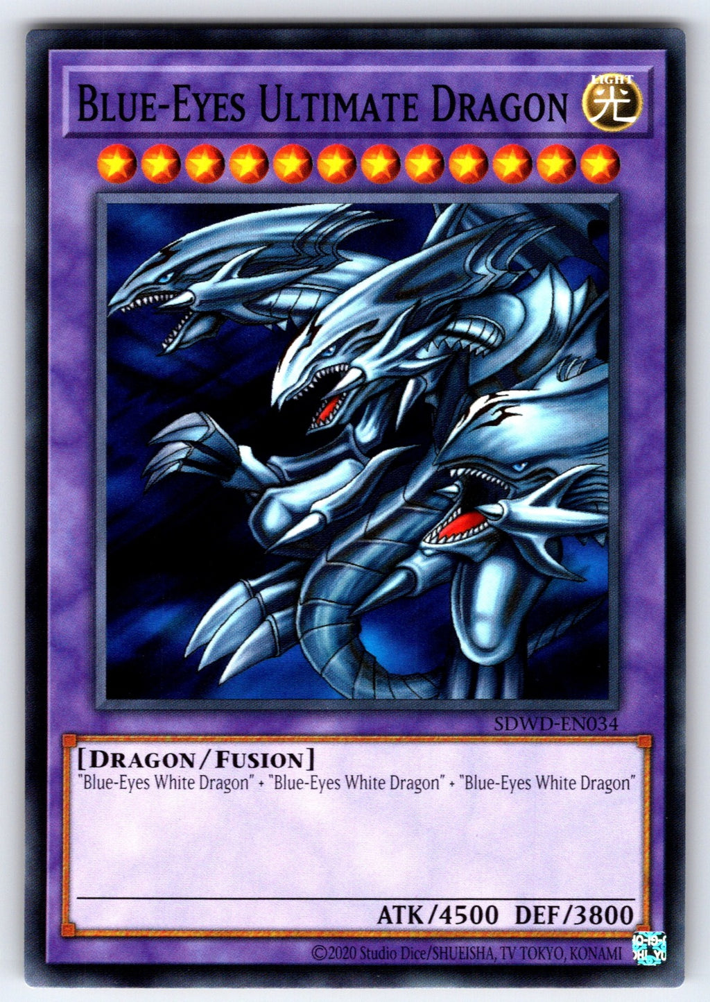 Blue-Eyes Ultimate Dragon Unlimited Common Structure Deck: Blue-Eyes White Desti