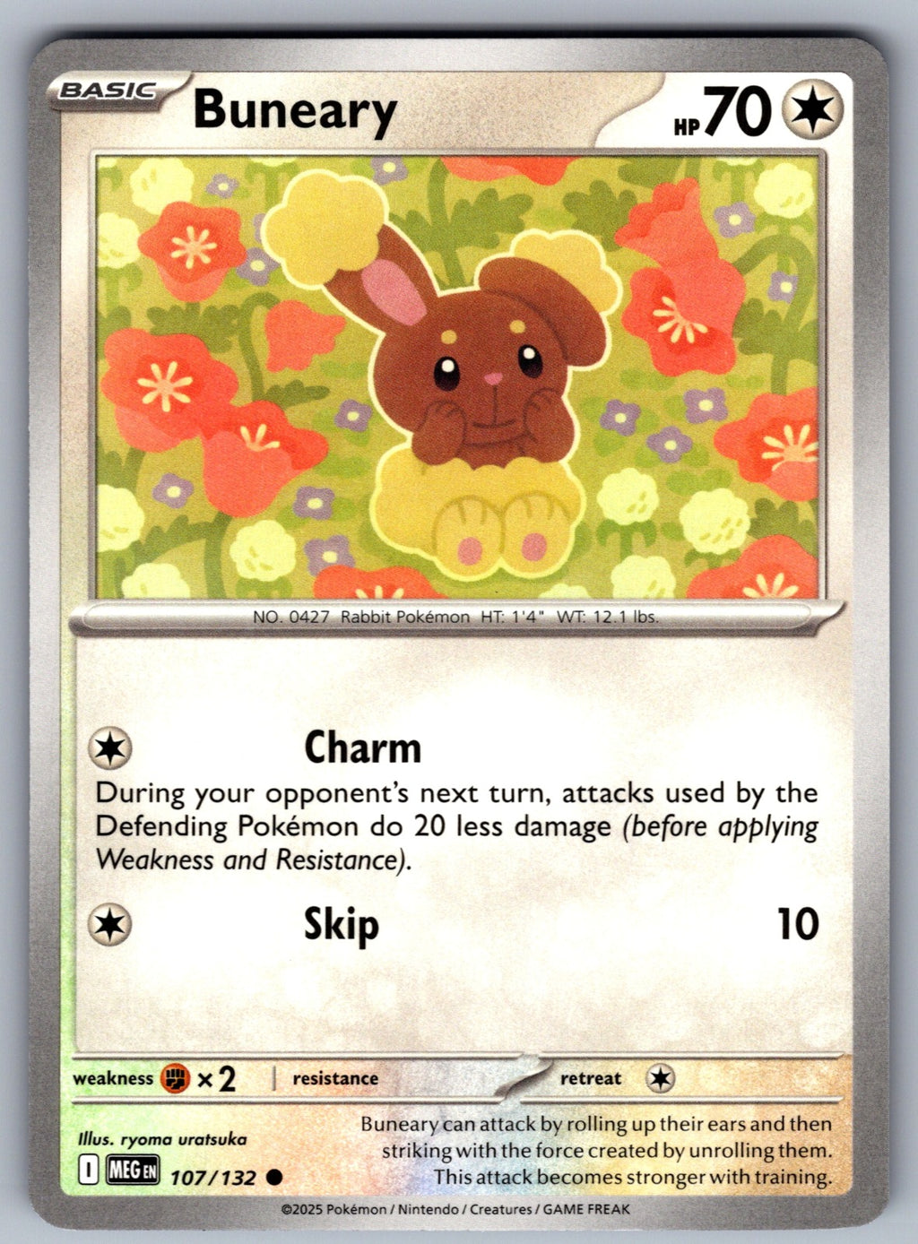 Buneary Common ME01: Mega Evolution 107/132 NM 2025