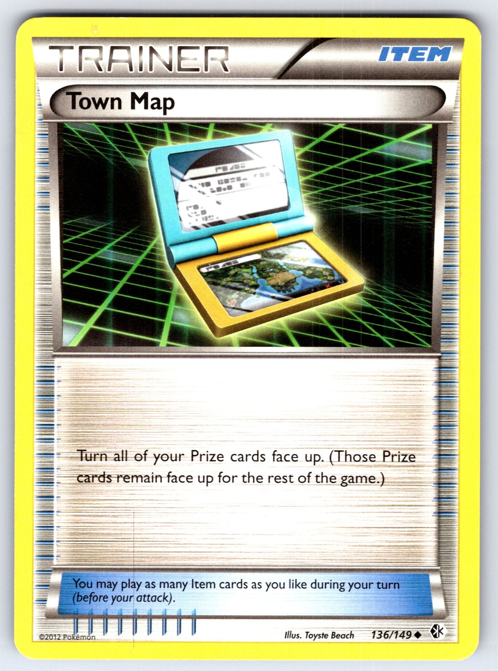 Town Map Uncommon Boundaries Crossed 136/149 LP 2012