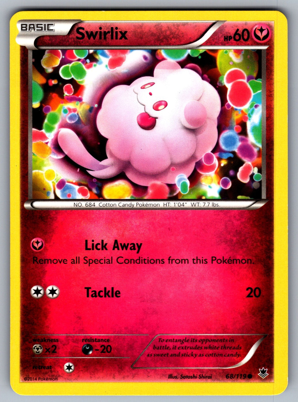 Swirlix Common XY - Phantom Forces 68/119 LP 2014