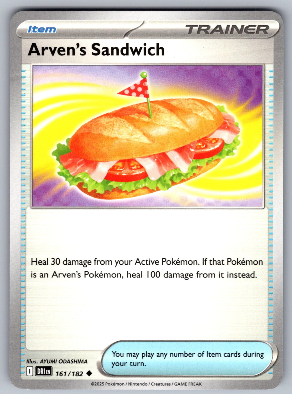 Arven's Sandwich Uncommon SV10: Destined Rivals 161/182 NM 2025