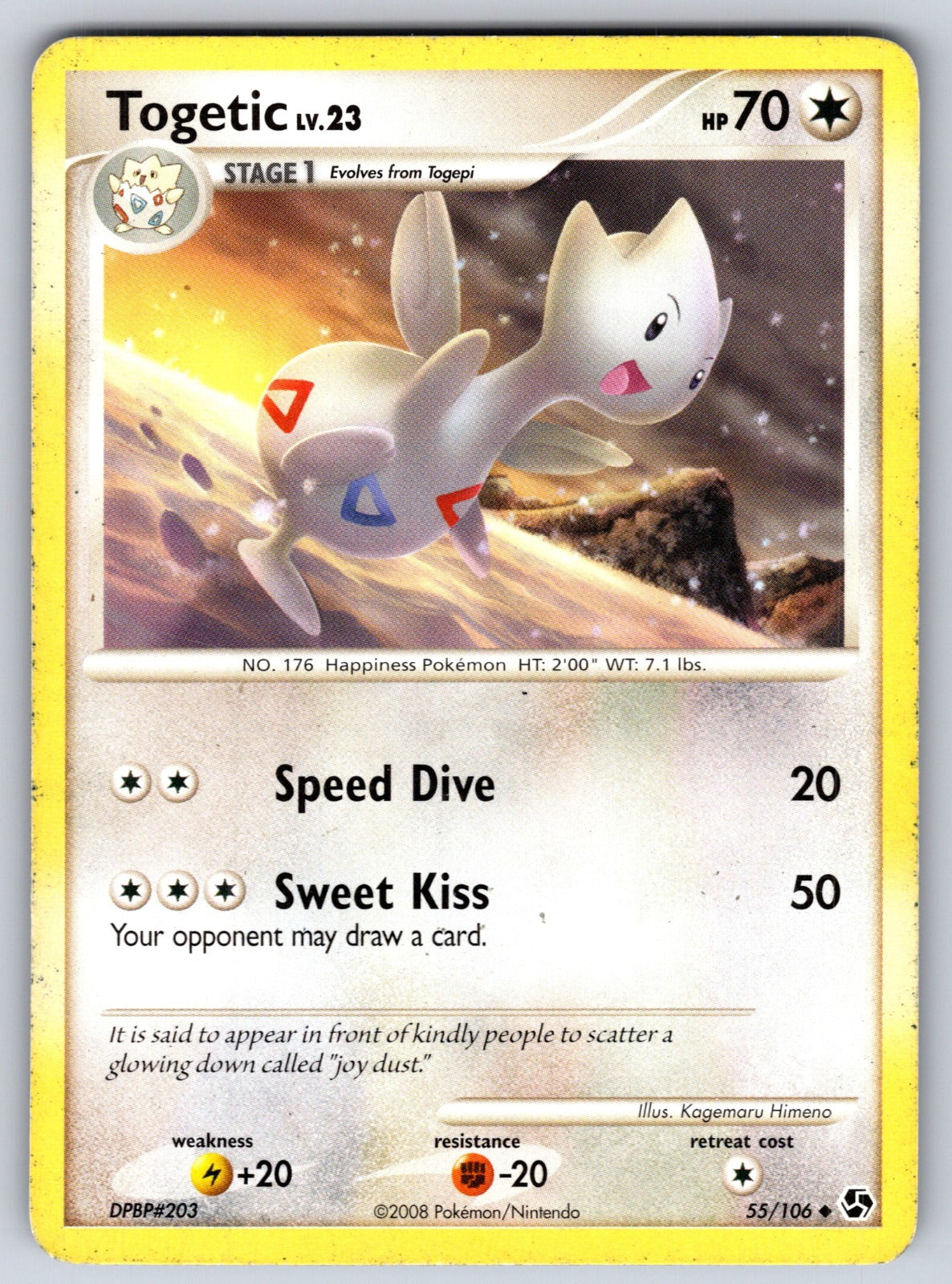 Togetic Uncommon Great Encounters 55/106 LP 2008