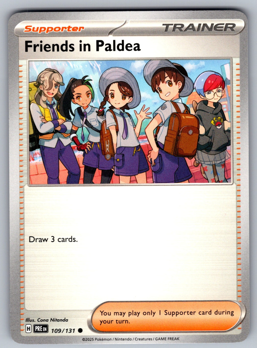Friends in Paldea Common SV: Prismatic Evolutions 109/131 NM 2025