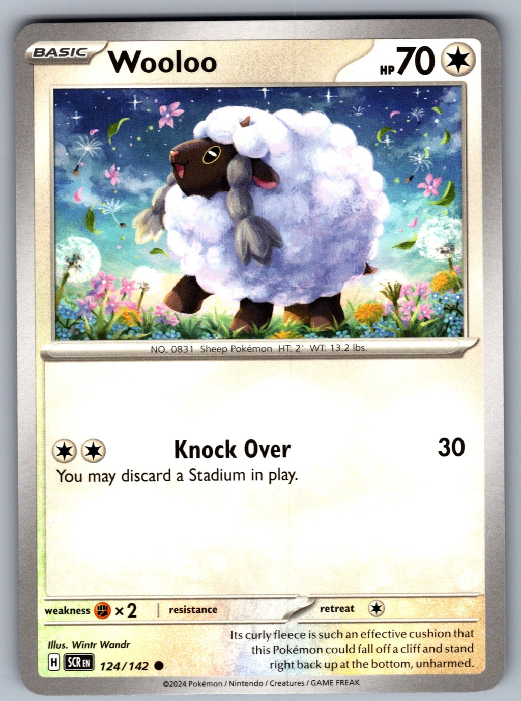 Wooloo Common SV07: Stellar Crown 124/142 NM 2024