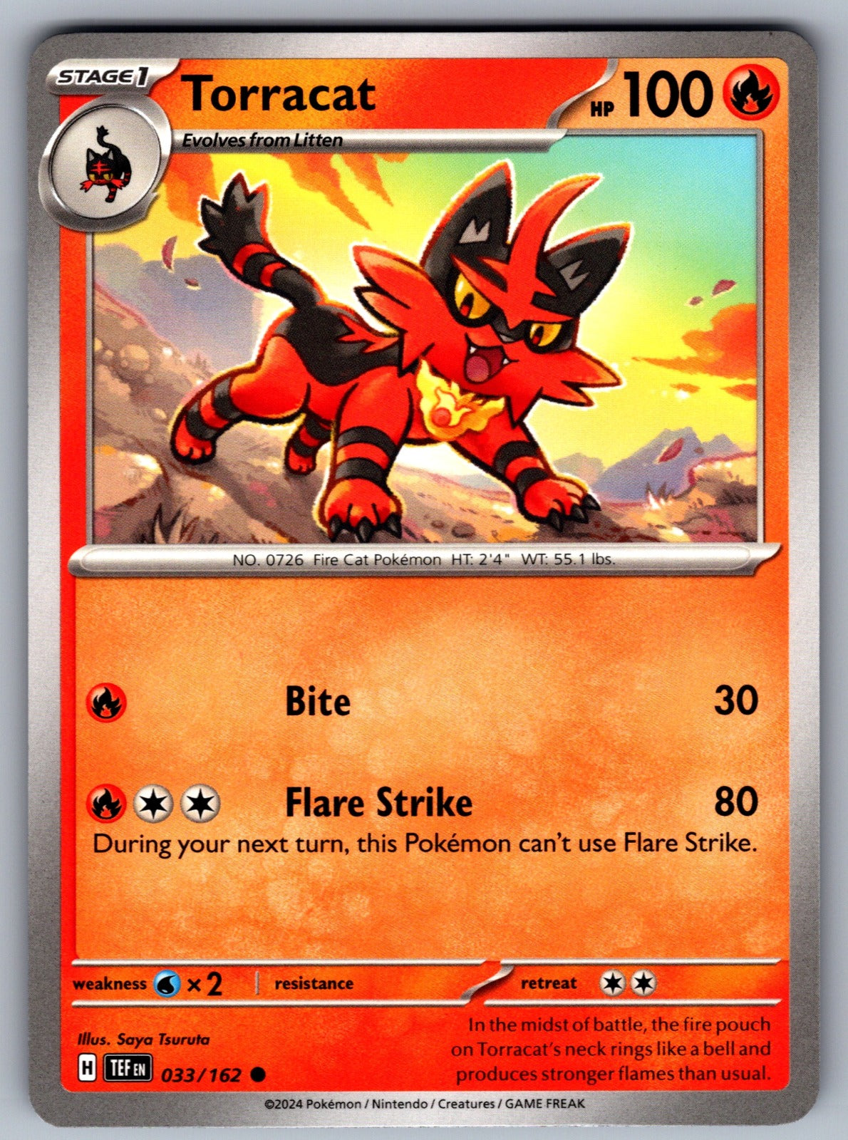 Torracat Common SV05: Temporal Forces 033/162 NM 2024