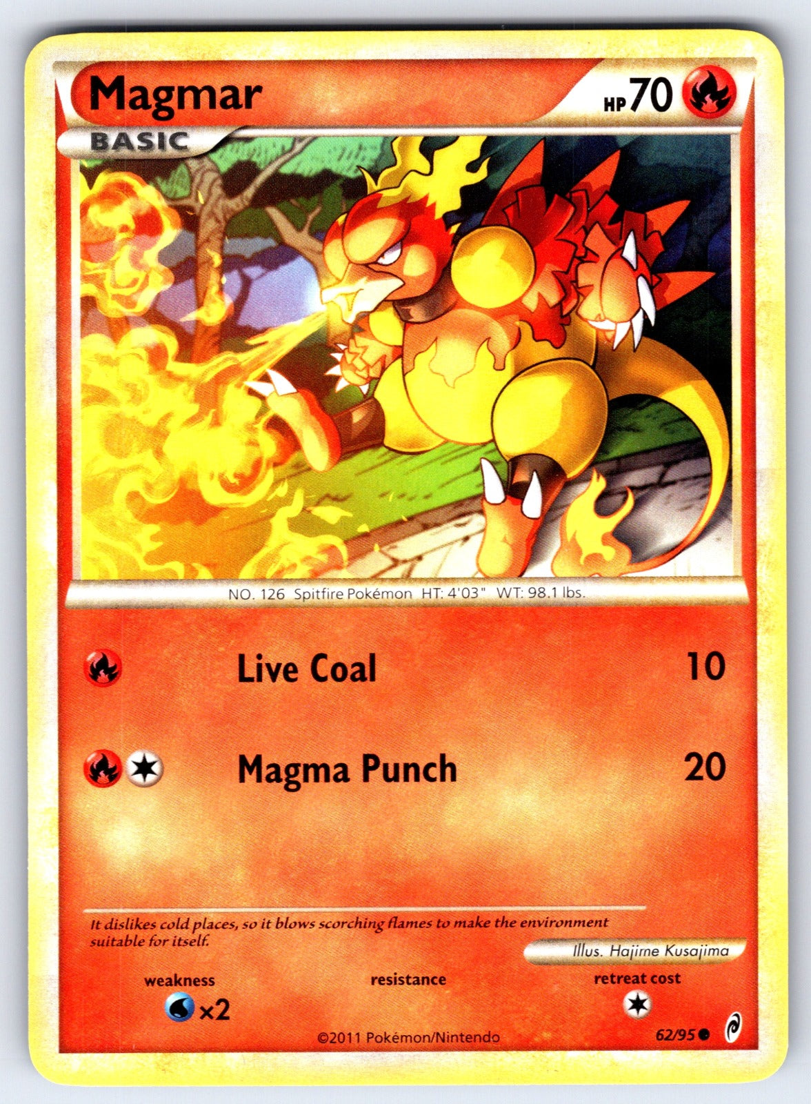 Magmar Common Call of Legends 62/95 LP 2011