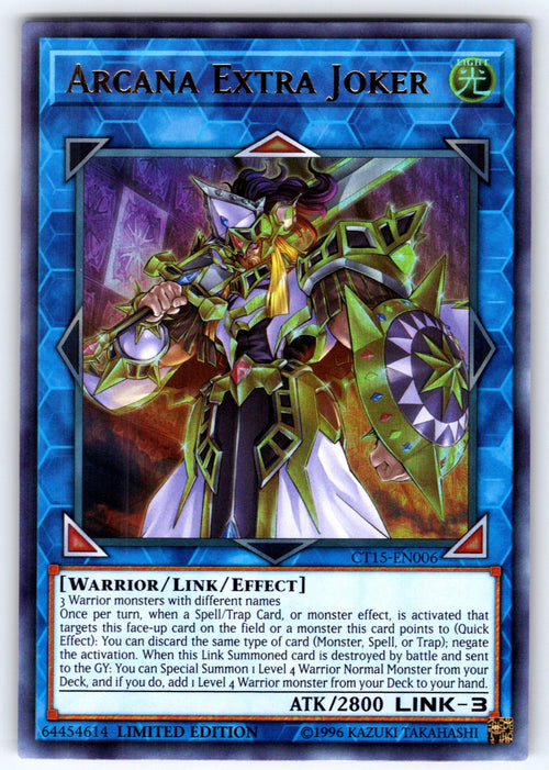 Arcana Extra Joker Limited Ultra Rare 2018 Mega-Tins CT15-EN006 NM 2018