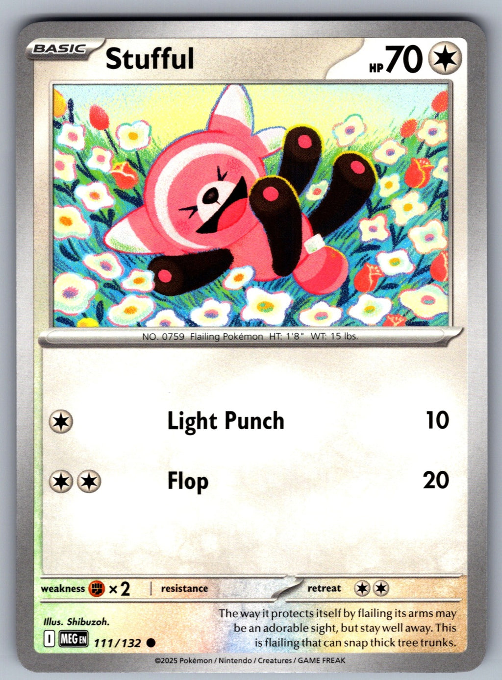 Stufful Common ME01: Mega Evolution 111/132 NM 2025