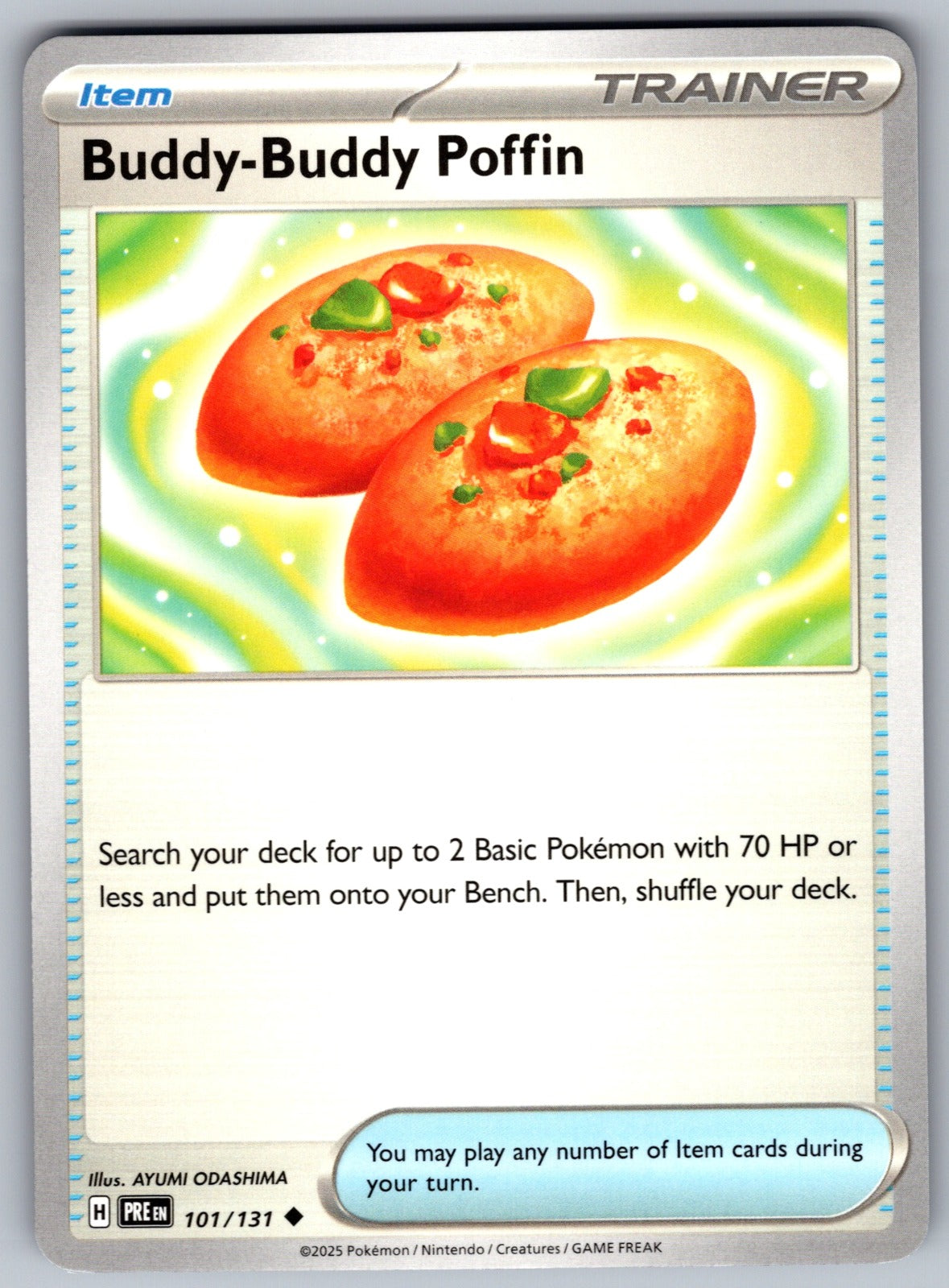 Buddy-Buddy Poffin Uncommon SV: Prismatic Evolutions 101/131 NM 2025