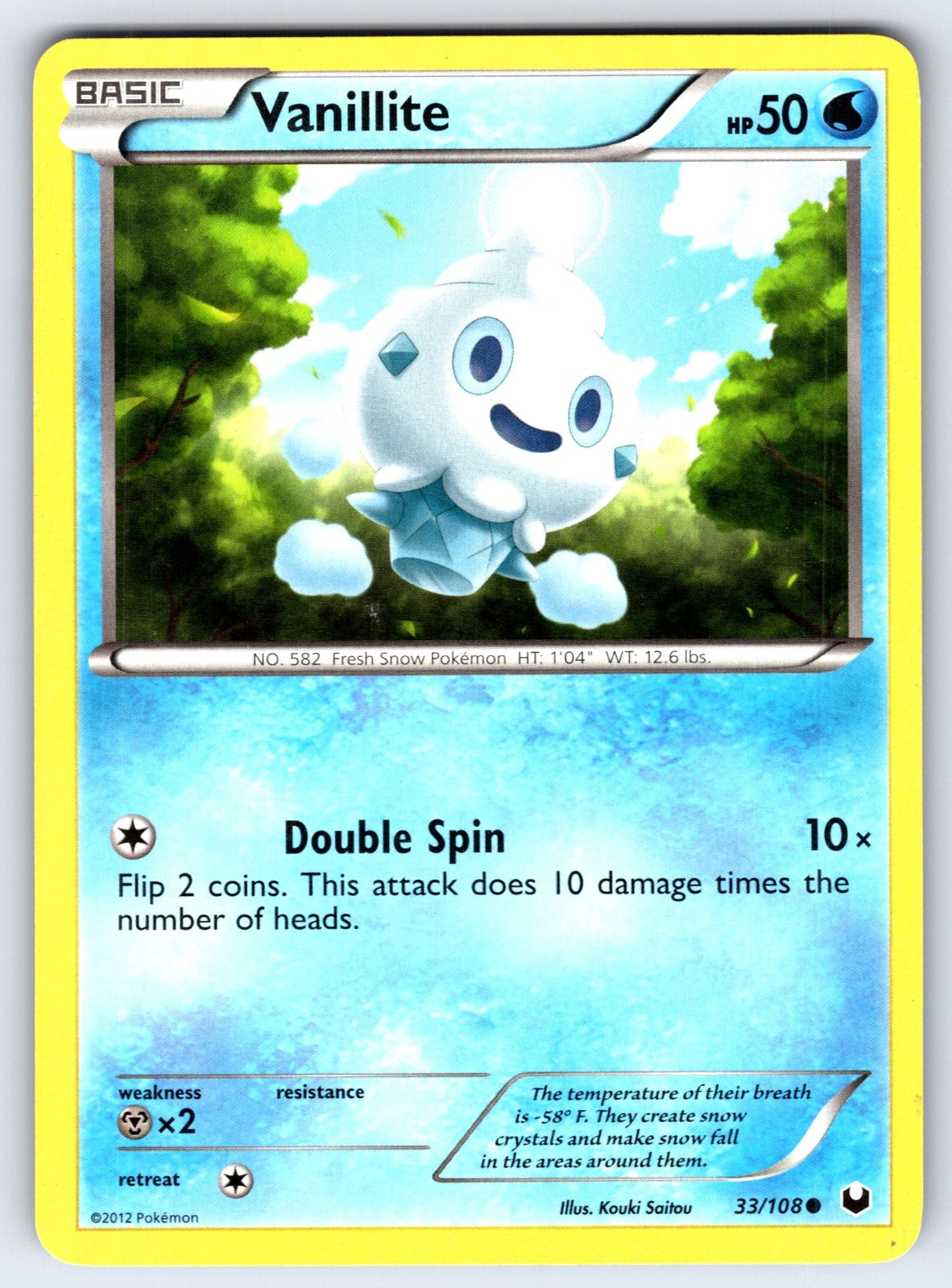 Vanillite Common Dark Explorers 33/108 LP 2012