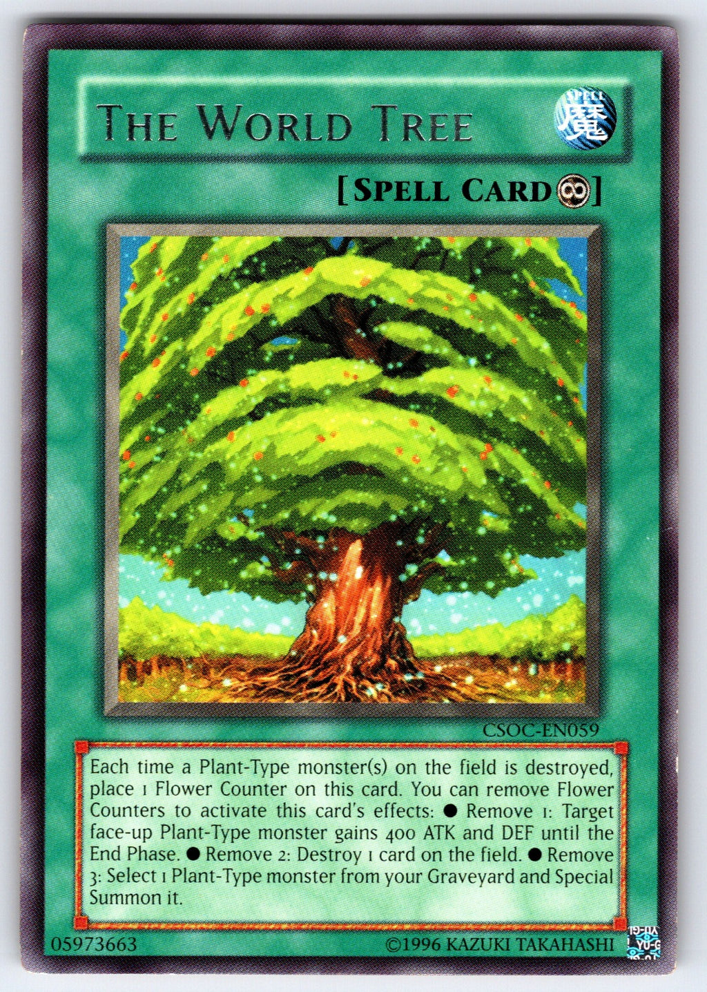 The World Tree Unlimited Rare Crossroads of Chaos CSOC-EN059 NM 2008