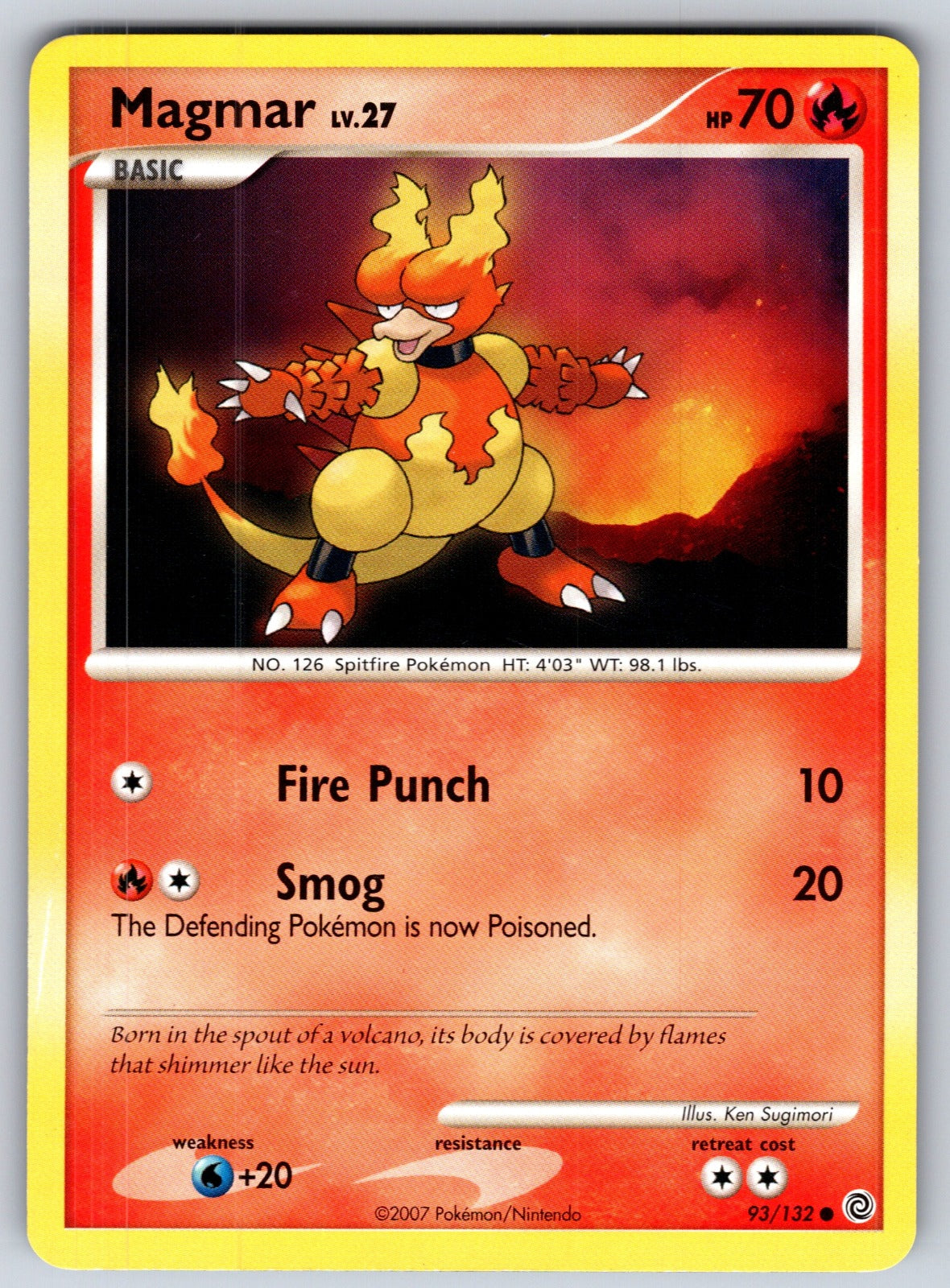 Magmar Common Secret Wonders 93/132 LP 2007