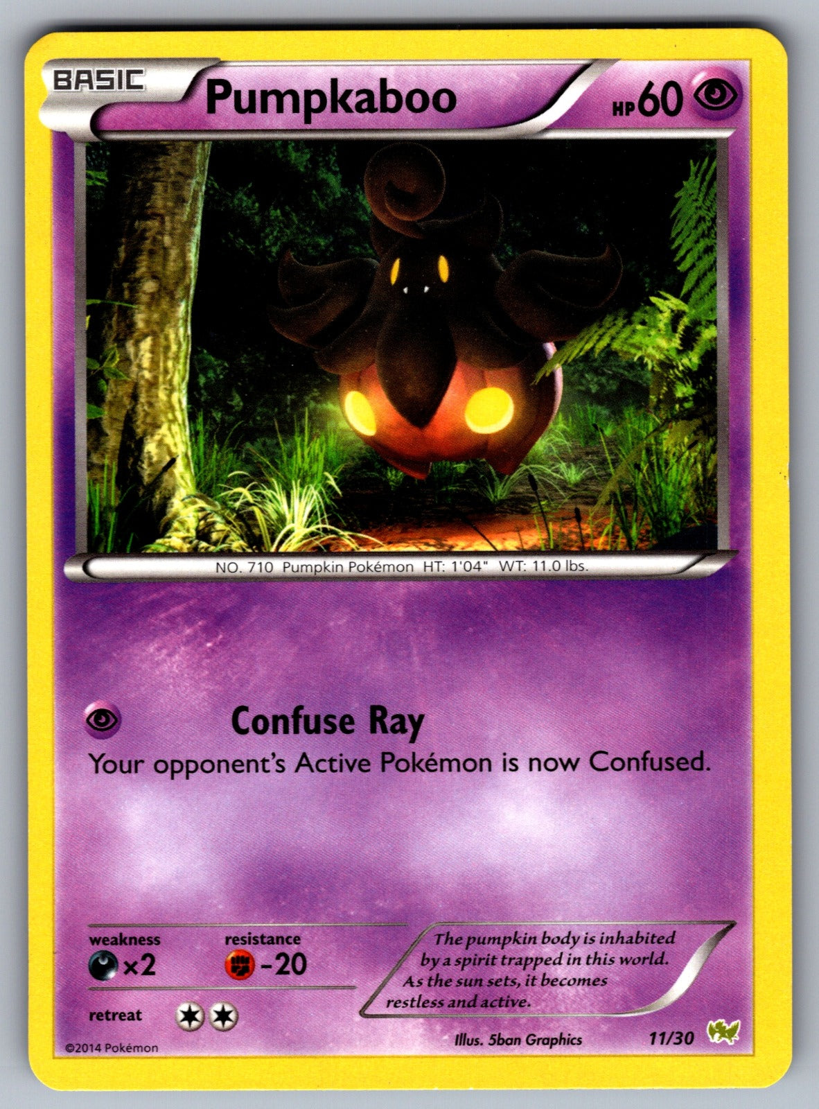 Pumpkaboo Common XY Base Set 56/146 LP 2014