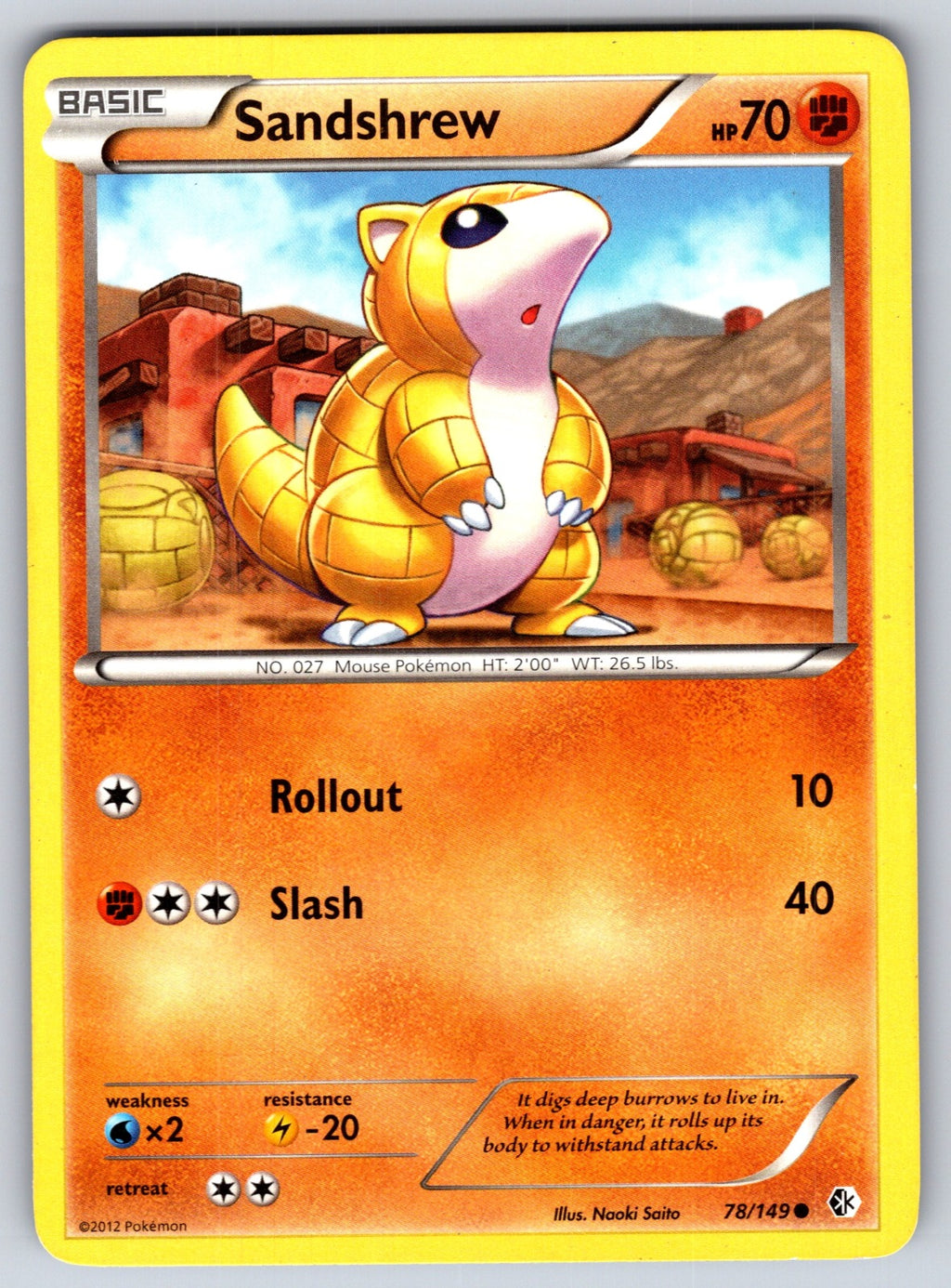 Sandshrew Common Boundaries Crossed 78/149 LP 2012