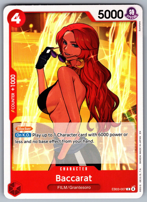Baccarat C Extra Booster: One Piece Heroines Edition EB03-007 NM 2026