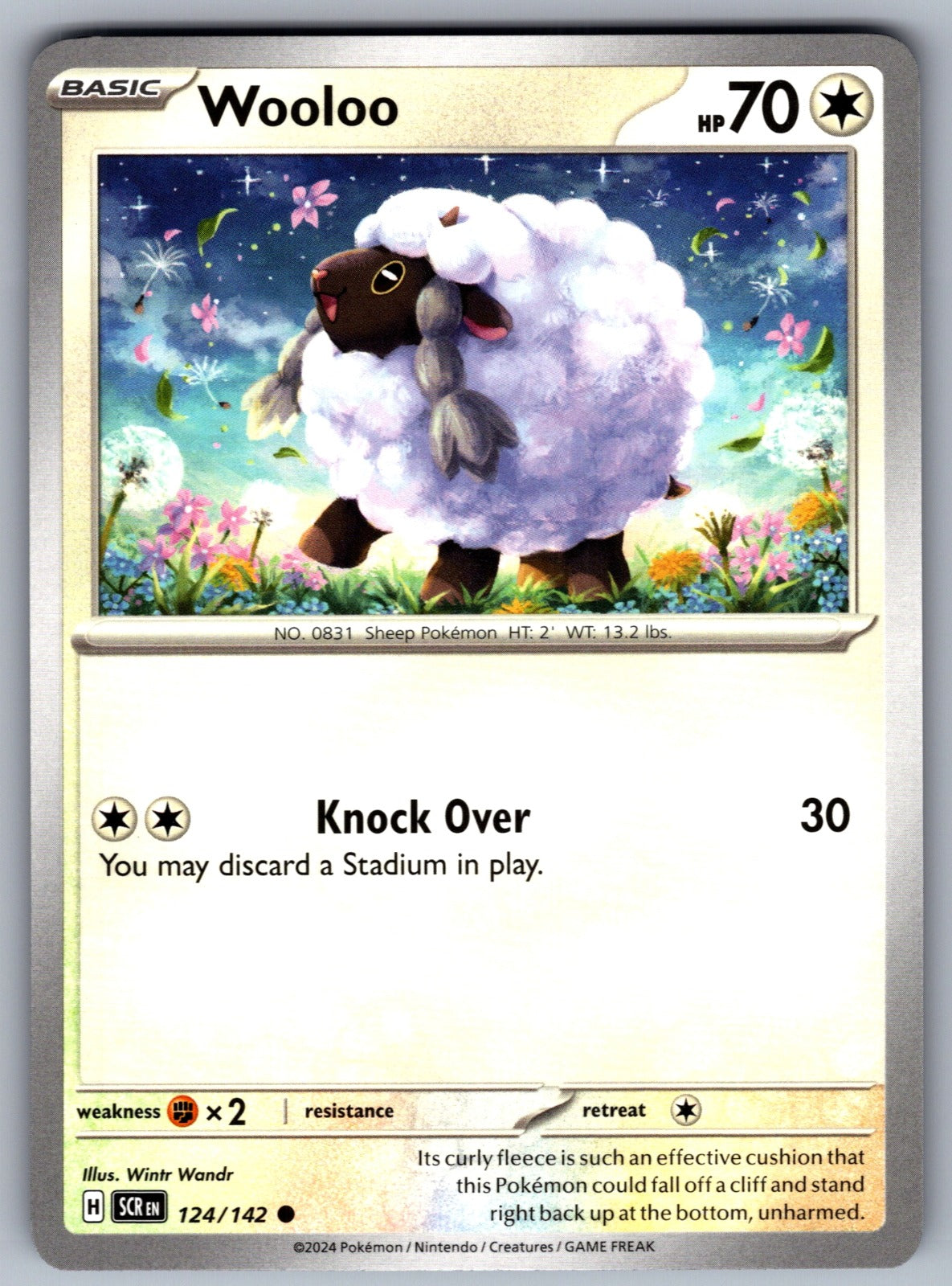 Wooloo Common SV07: Stellar Crown 124/142 NM 2024