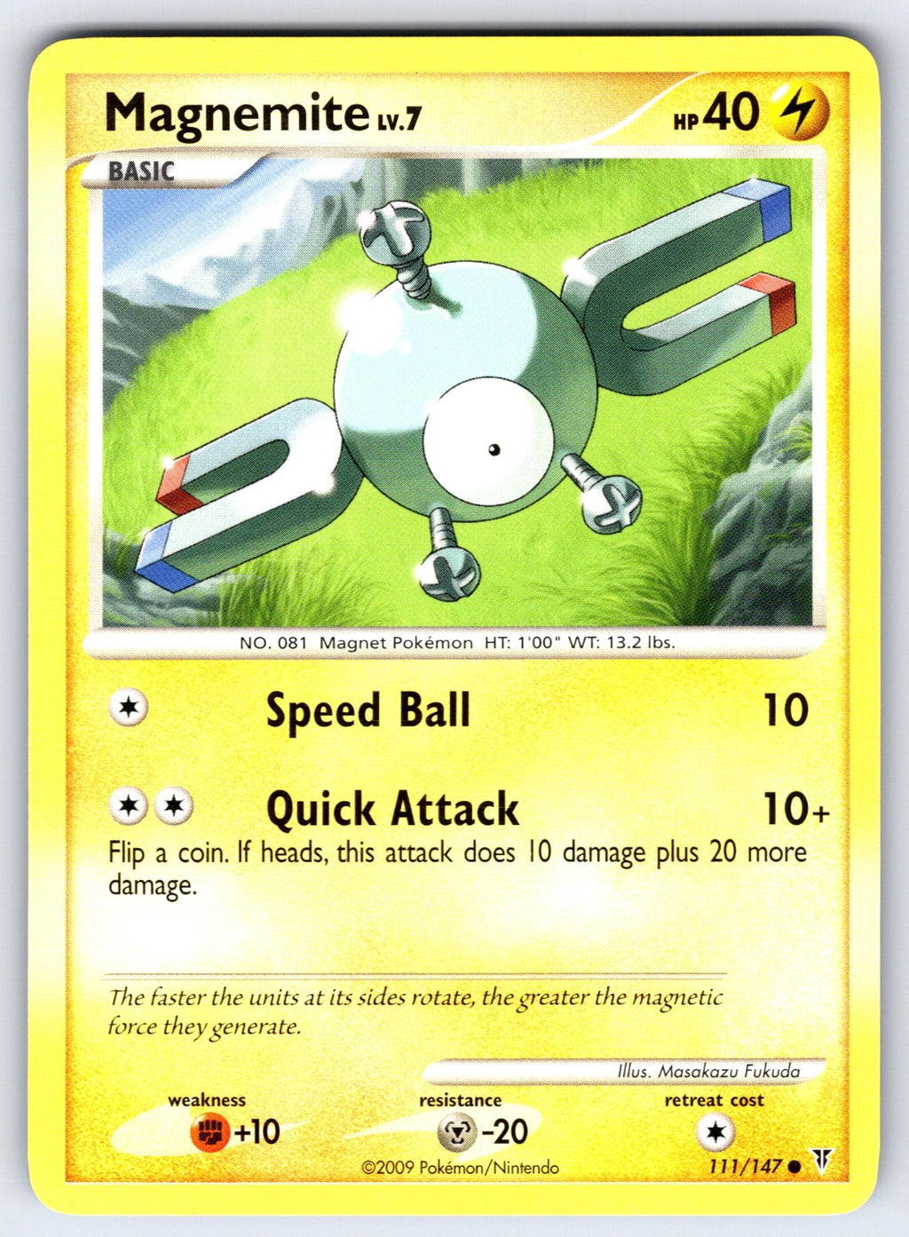 Magnemite Common Supreme Victors 111 LP 2009