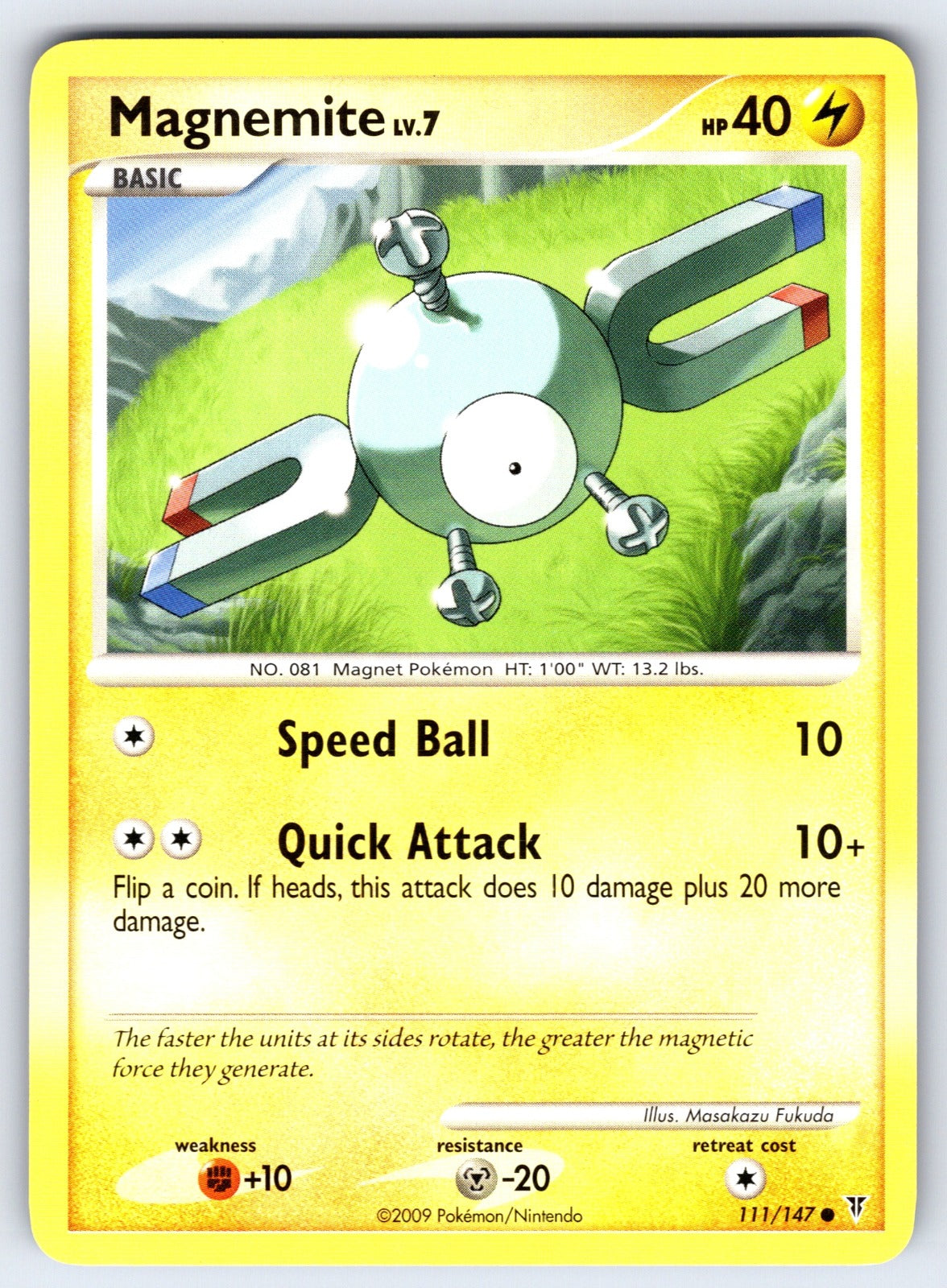 Magnemite Common Supreme Victors 111 LP 2009
