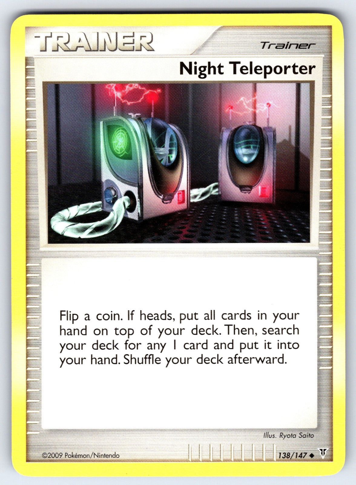 Night Teleporter Uncommon Supreme Victors 138 LP 2009