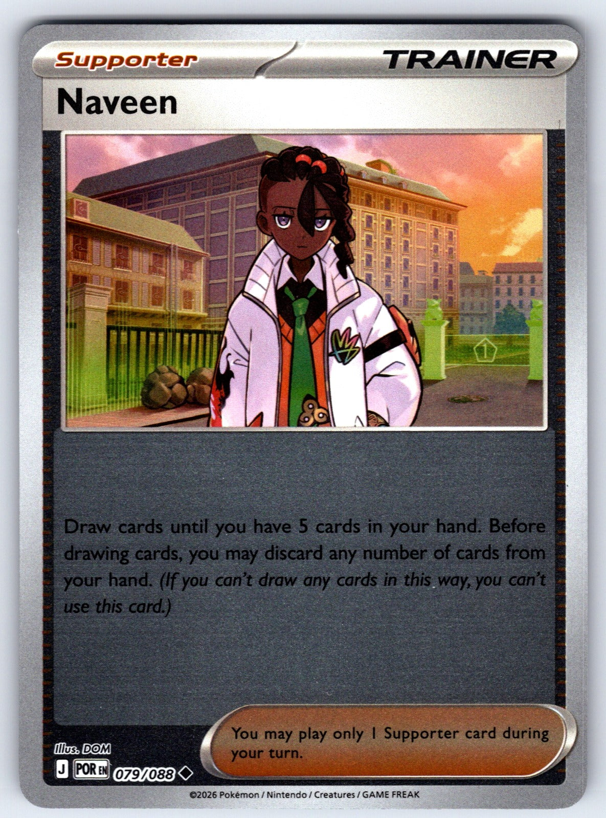 Naveen Reverse Holo Uncommon ME03: Perfect Order 079/088 NM 2026